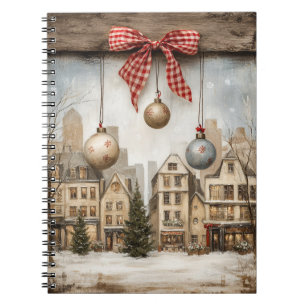 Festive Christmas Notebook – Holiday Journal