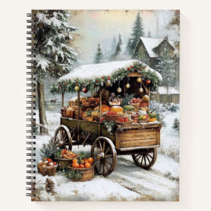 Festive Christmas Notebook – Holiday Journal