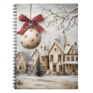 Festive Christmas Notebook – Holiday Journal