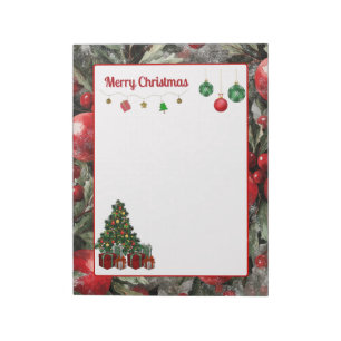 Festive Christmas Notepad