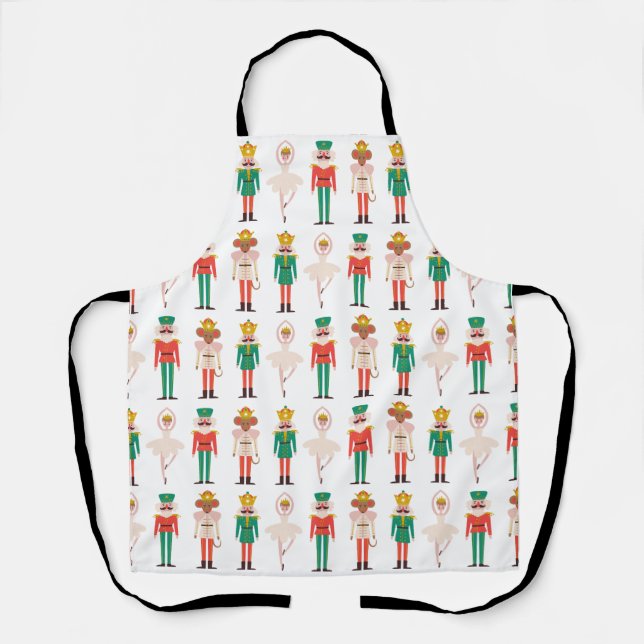 Festive Christmas Nutcracker Ballerina  Apron (Front)