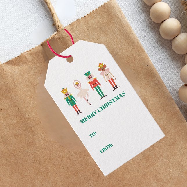 Festive Christmas Nutcracker Ballerina  Gift Tags (Creator Uploaded)