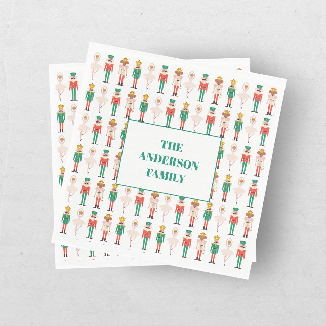 Festive Christmas Nutcracker Ballerina  Napkins (Creator Uploaded)