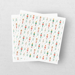 Festive Christmas Nutcracker Ballerina Napkins