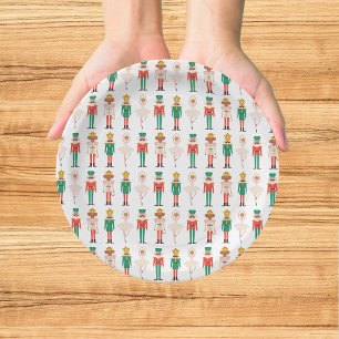 Festive Christmas Nutcracker Ballerina  Paper Plates
