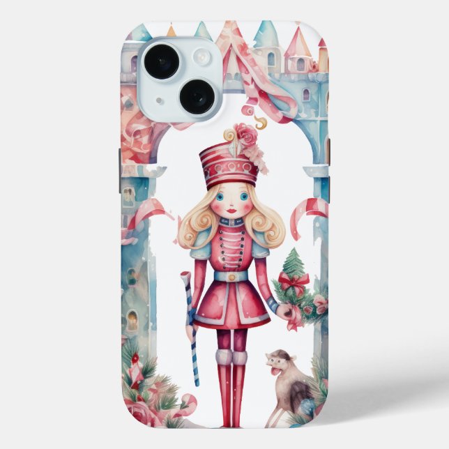 Festive Christmas nutcracker Holiday  Case-Mate iPhone Case (Back)