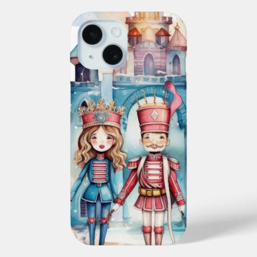 Festive Christmas nutcracker Holiday iPhone 15 Case