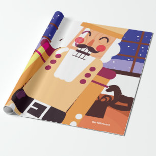 Festive Christmas Nutcracker Wrapping Paper