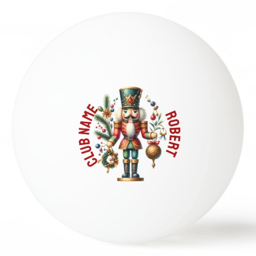 Festive Christmas Nutcrackers  Ping Pong Ball