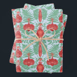Festive Christmas Ornaments Pattern Wrapping Paper Sheets<br><div class="desc">PreppyPrint.com - Celebrate Christmas in style! Add your personalized touch. Transfer this design onto the products of your choice too! Please visit my designer store,  PreppyPrint.com,  for coordinating items.</div>