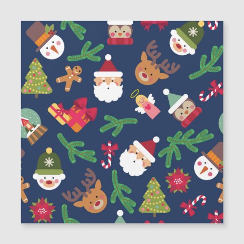 Festive Christmas pattern holiday design