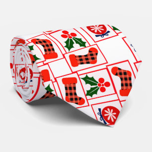 Festive Christmas pattern Neck Tie