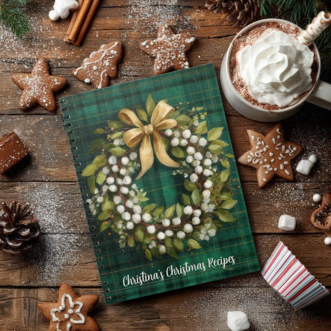 Festive Christmas Pattern Recipe  Notebook (Creator Uploaded)