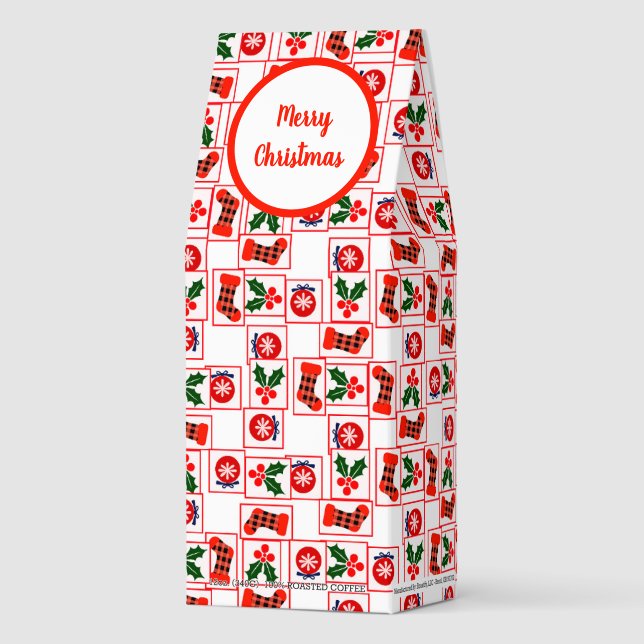Festive Christmas pattern Roasted Coffee (Front)