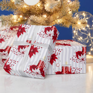Festive Christmas Pattern Wrapping Paper