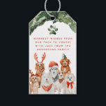 Festive Christmas Pawty - Dog Party, Puppy Dog  Gift Tags<br><div class="desc">Festive Christmas Pawty - Dog Party,  Puppy Dog Gift Tags 
Message me for any needed adjustments :)</div>