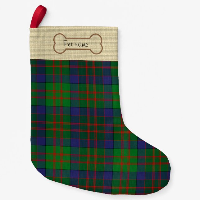 Festive/Christmas personalized pet stocking (Front)