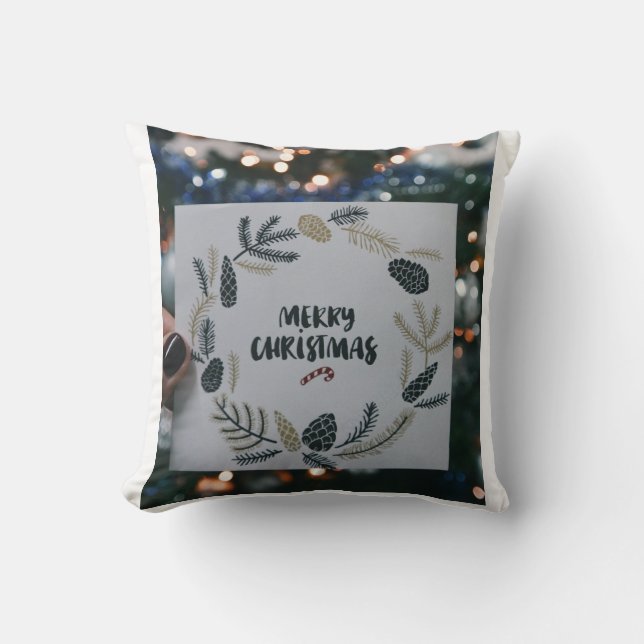 Festive Christmas Pillow Covers to Deck Your Halls (Front)