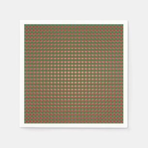 Festive Christmas Plaid Napkins
