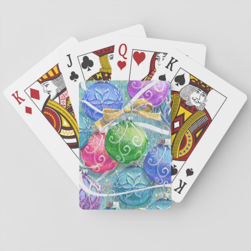 Festive Christmas Playing Cards