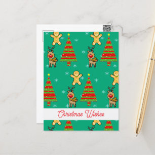 festive Christmas Postcard