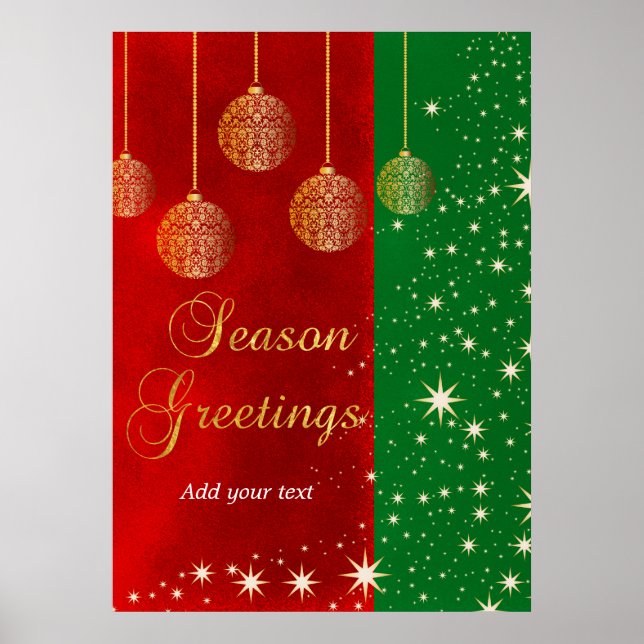 Festive Christmas Poster (Front)