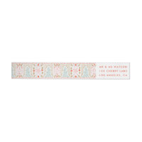 Festive Christmas Pretty Holiday Address Label