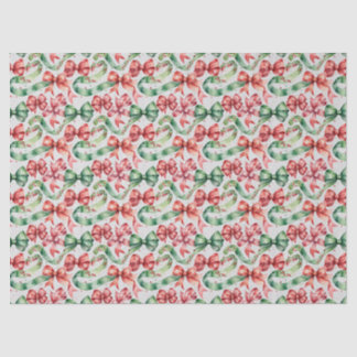 Festive Christmas Ribbon in Watercolor Tissue Paper