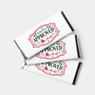 Festive Christmas Santa approved Hershey Bar Favors