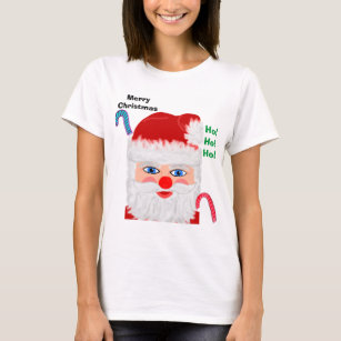Festive Christmas Santa Claus Ho Ho Ho T-Shirt
