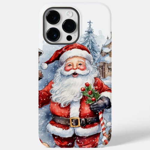 Festive Christmas Santa Holiday  Case_Mate iPhone 14 Pro Max Case
