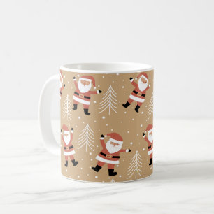 Festive Christmas Santa Snowy Celebration Coffee Mug
