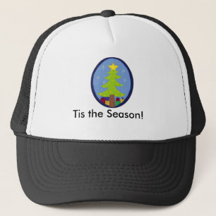 Festive Christmas Scene Trucker Hat