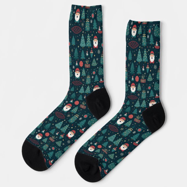 Festive Christmas socks (Left)