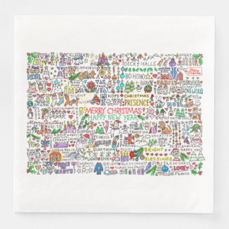 Festive Christmas Spirit Napkins