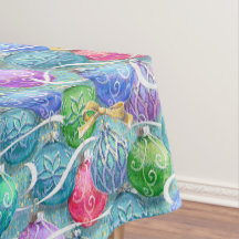 Festive Christmas Tablecloth