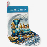 Festive Christmas train add name
