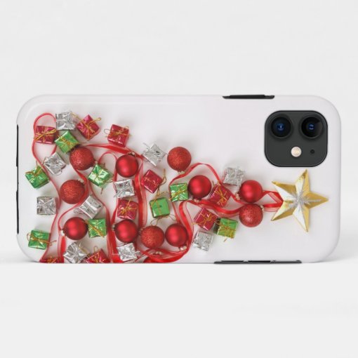 Festive Christmas Tree CaseMate iPhone Case Zazzle
