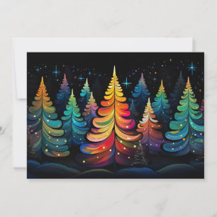 Festive Christmas Tree Greeting Card