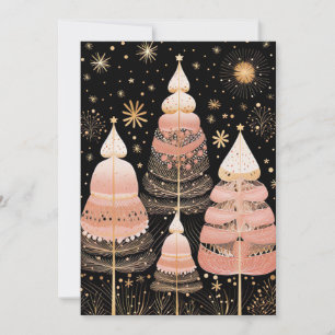 Festive Christmas Tree Greeting Card