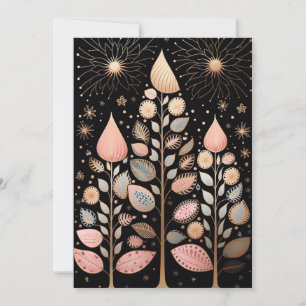 Festive Christmas Tree Greeting Card