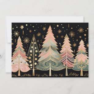 Festive Christmas Tree Greeting Card
