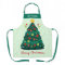Festive Christmas Tree Poinsettia Design