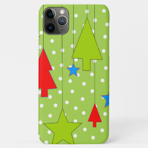 Festive Christmas Tree Print iPhone 11 Pro Max Case