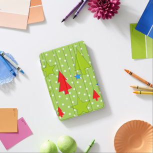 Festive Christmas Tree Print iPad Mini Cover