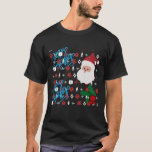 Festive Christmas vibes graphic t-shirt for mens