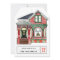 Festive Christmas Victorian Home Red Non-Photo