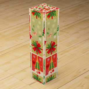 Festive Christmas Wine Box
