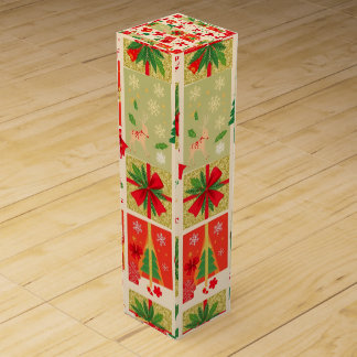 Festive Christmas Wine Box