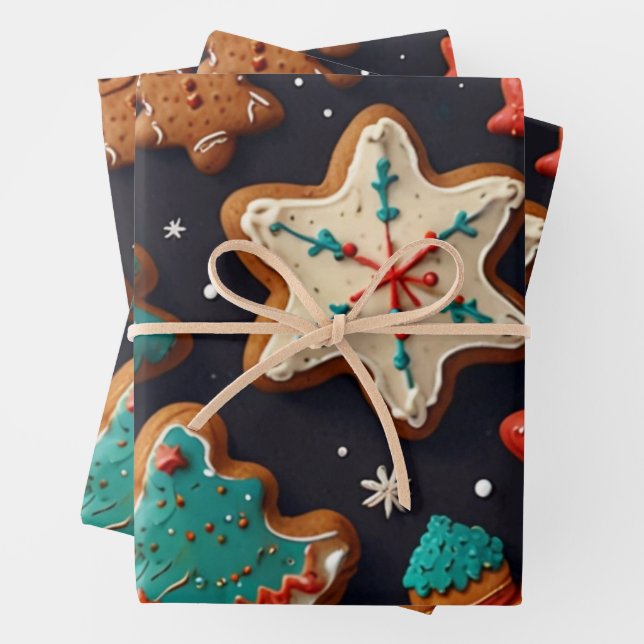 Festive Christmas Wrapping Paper (In situ)